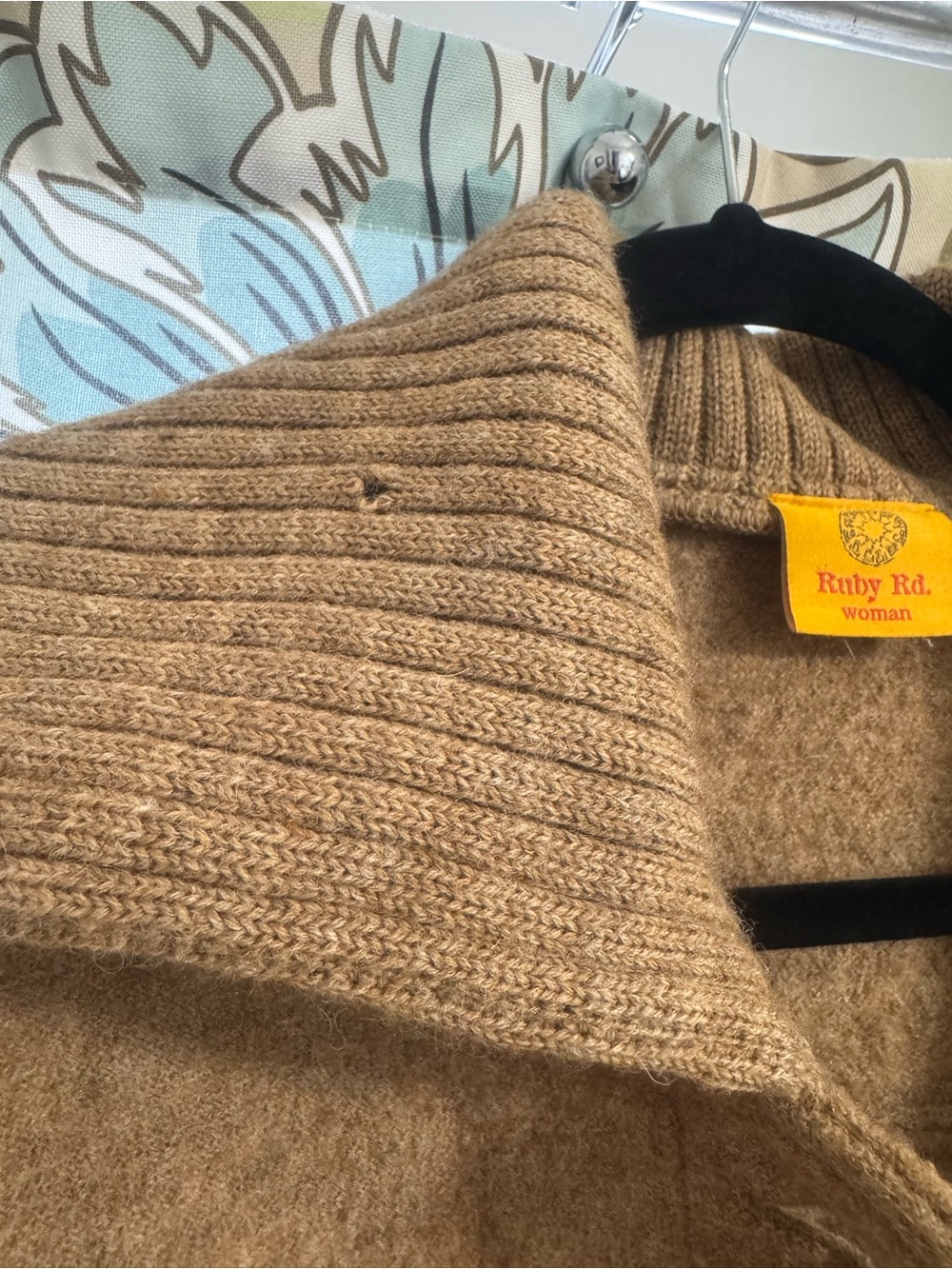 Boiled wool Button-Up Coat - Picture 4 of 5
